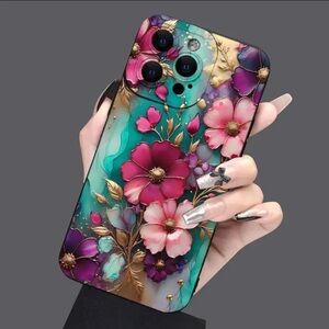 🌺🌱🌸 Multicolor/Floral Pattern CELL PHONE CASE 📱 iPhone 14 Pro Max LIKE BRAND NEW
